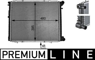Radiator, engine cooling MAHLE CR 152 000P