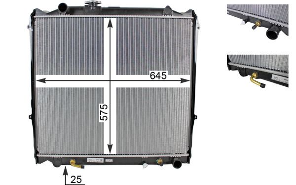 MAHLE CR 1521 000S Radiator, engine cooling