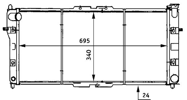 MAHLE CR 161 000S Radiator, engine cooling