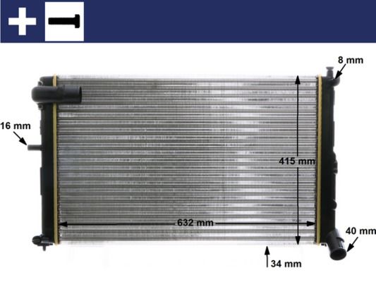 MAHLE CR 171 000S Radiator, engine cooling