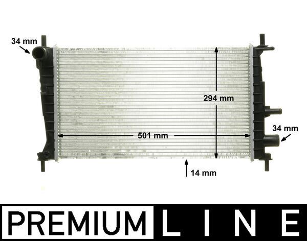 MAHLE CR 174 000P Radiator, engine cooling