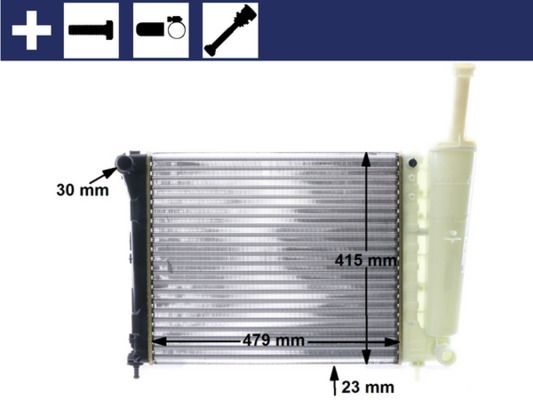 MAHLE CR 1859 000S Radiator, engine cooling