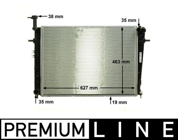 MAHLE CR 1862 000P Radiator, engine cooling