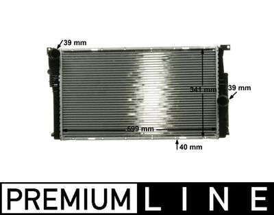 Radiator, engine cooling MAHLE CR 1908 000P