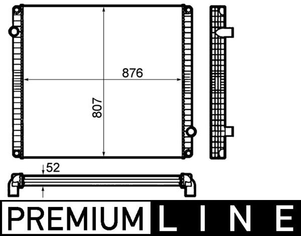 MAHLE CR 1916 000P Radiator, engine cooling