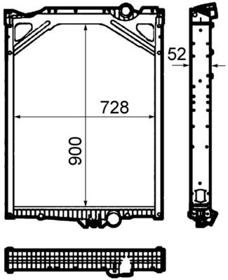 MAHLE CR 1917 000P Radiator, engine cooling