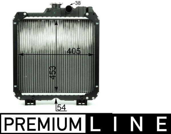 MAHLE CR 1938 000P Radiator, engine cooling
