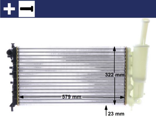 MAHLE CR 2037 000S Radiator, engine cooling