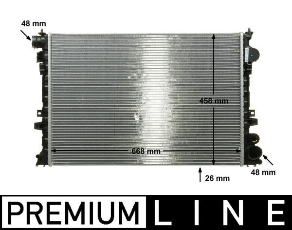 MAHLE CR 206 000P Radiator, engine cooling