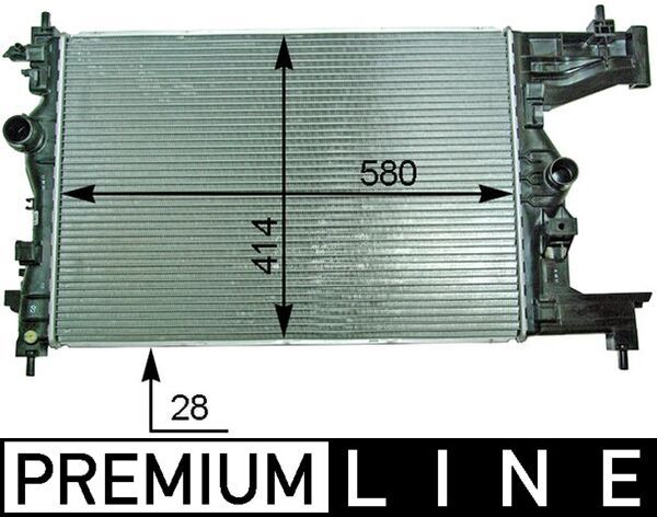 MAHLE CR 2114 000P Radiator, engine cooling