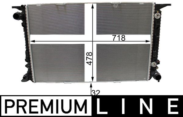 MAHLE CR 2178 000P Radiator, engine cooling