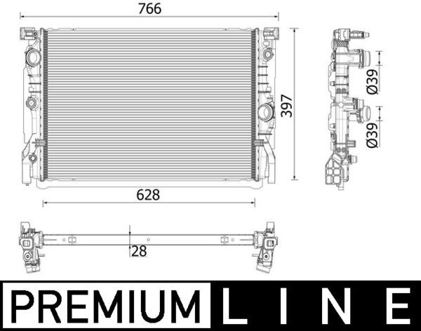 MAHLE CR 2199 000P Radiator, engine cooling