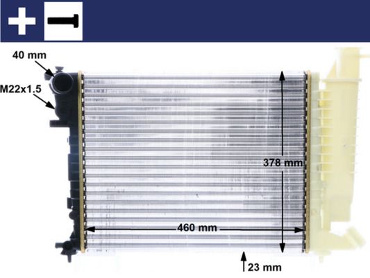 MAHLE CR 2205 000S Radiator, engine cooling