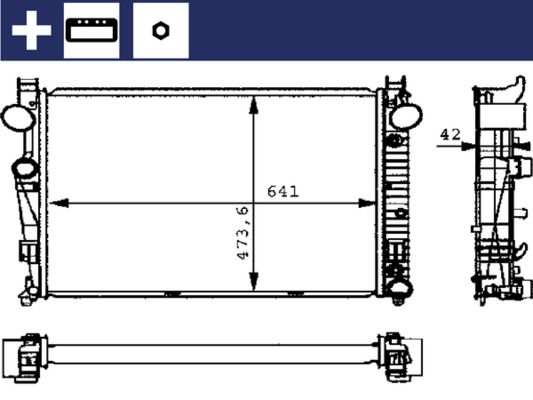 MAHLE CR 226 000S Radiator, engine cooling