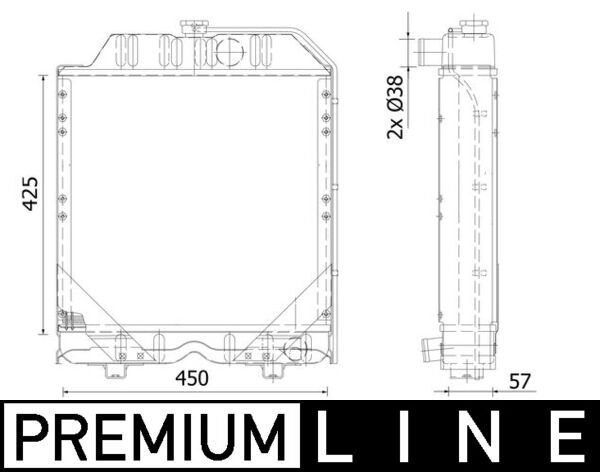 MAHLE CR 2291 000P Radiator, engine cooling