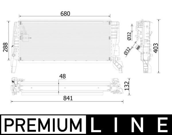 MAHLE CR 2320 000P Radiator, engine cooling
