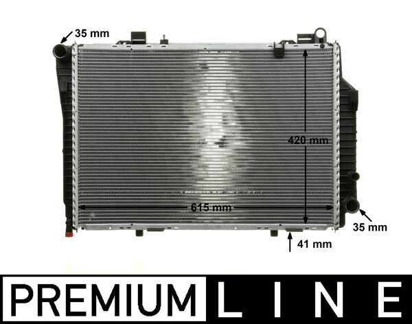 MAHLE CR 249 000P Radiator, engine cooling