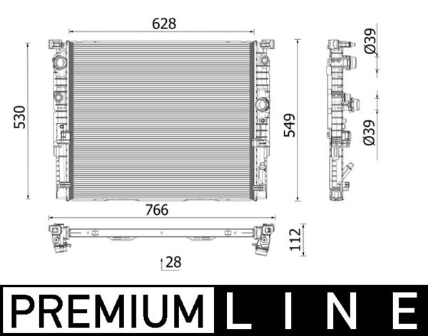 MAHLE CR 2771 000P Radiator, engine cooling