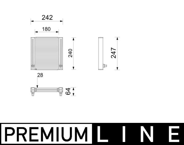 MAHLE CR 2799 000P Radiator, engine cooling