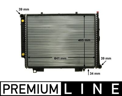 Radiator, engine cooling MAHLE CR 316 000P