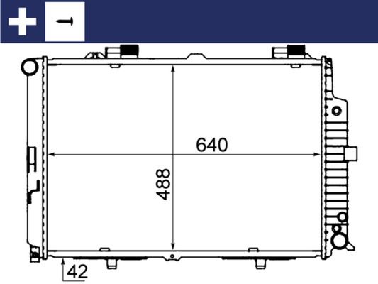 MAHLE CR 318 000S Radiator, engine cooling