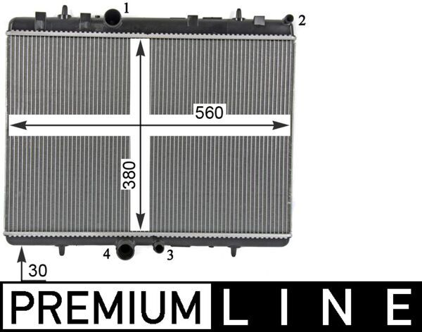 MAHLE CR 32 000P Radiator, engine cooling