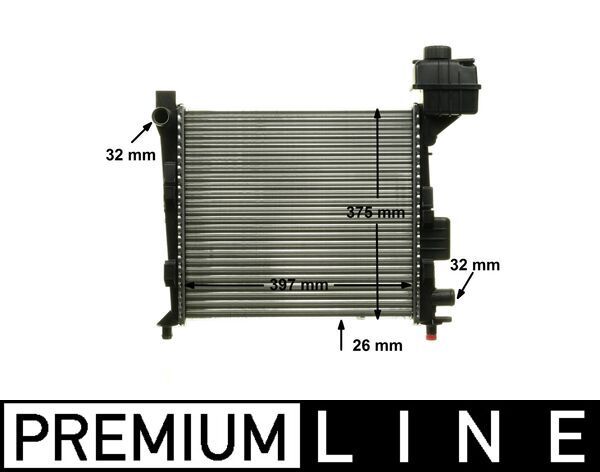MAHLE CR 322 000P Radiator, engine cooling