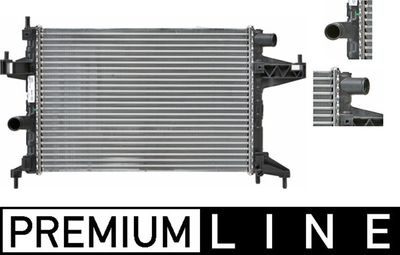 Radiator, engine cooling MAHLE CR 389 000P