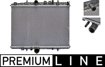 Radiator, engine cooling MAHLE CR 393 000P