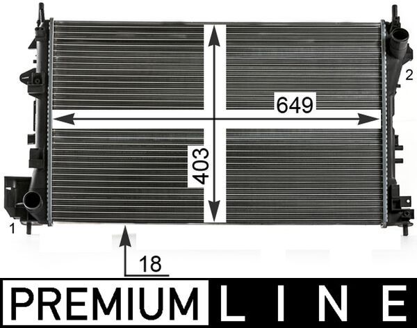MAHLE CR 40 000P Radiator, engine cooling