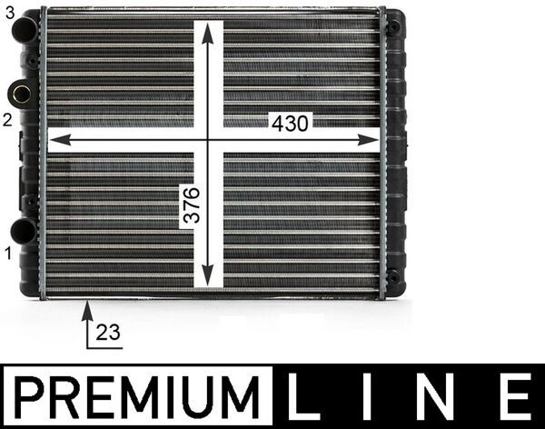 MAHLE CR 42 000P Radiator, engine cooling