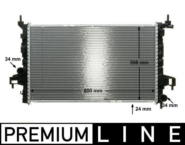 MAHLE CR 422 000P Radiator, engine cooling