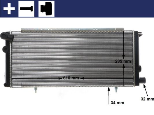 MAHLE CR 425 000S Radiator, engine cooling