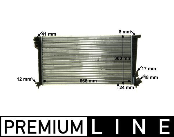 MAHLE CR 433 000P Radiator, engine cooling