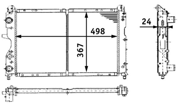 MAHLE CR 450 000S Radiator, engine cooling