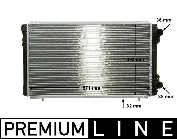 MAHLE CR 474 000P Radiator, engine cooling
