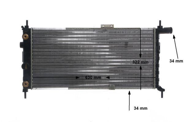 MAHLE CR 479 000S Radiator, engine cooling