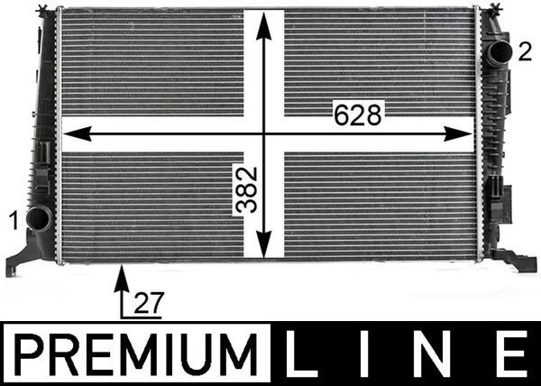 MAHLE CR 6 000P Radiator, engine cooling