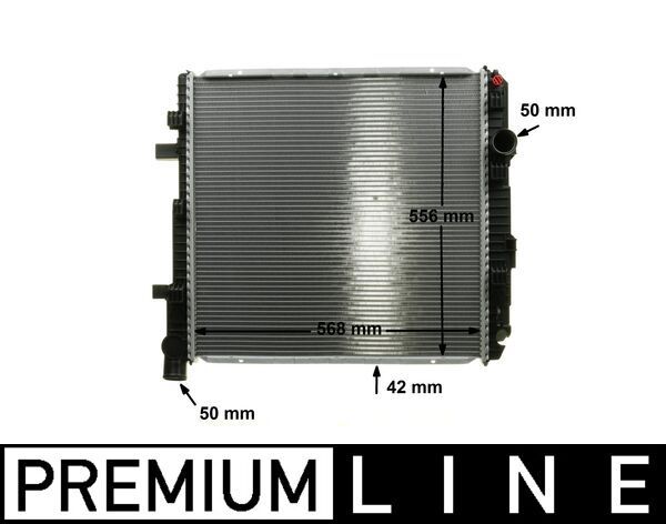 MAHLE CR 662 000P Radiator, engine cooling