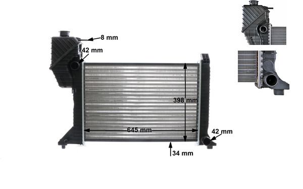 MAHLE CR 677 000S Radiator, engine cooling