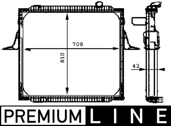 MAHLE CR 699 000P Radiator, engine cooling
