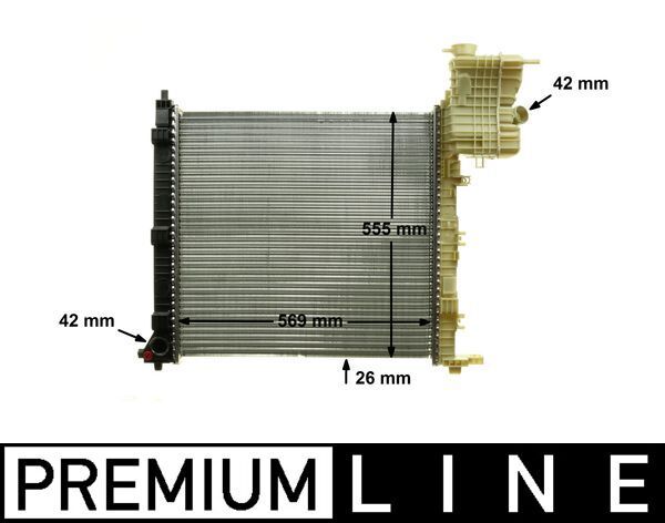 MAHLE CR 714 000P Radiator, engine cooling