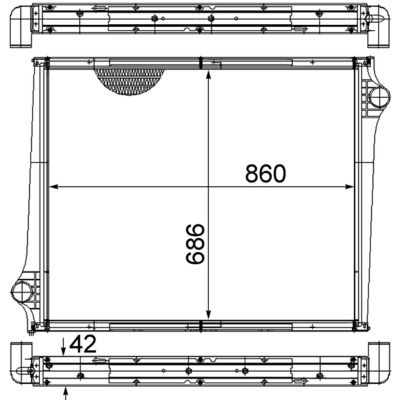 MAHLE CR 745 000S Radiator, engine cooling