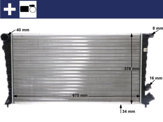 MAHLE CR 750 000S Radiator, engine cooling