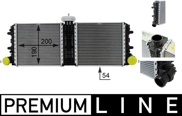 MAHLE CR 77 000P Radiator, engine cooling
