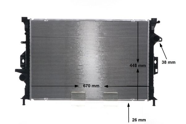 MAHLE CR 814 000S Radiator, engine cooling