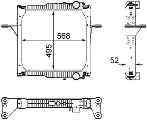 MAHLE CR 820 000P Radiator, engine cooling