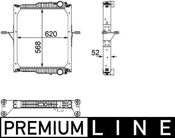 MAHLE CR 821 000P Radiator, engine cooling