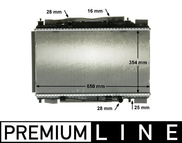 MAHLE CR 88 000P Radiator, engine cooling