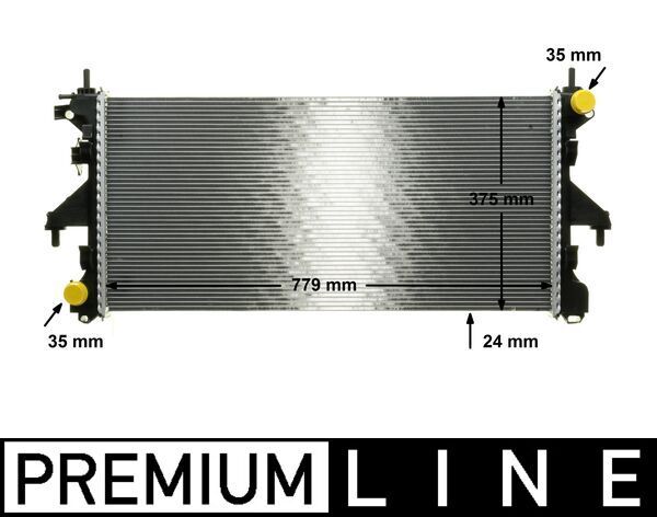 MAHLE CR 881 000P Radiator, engine cooling